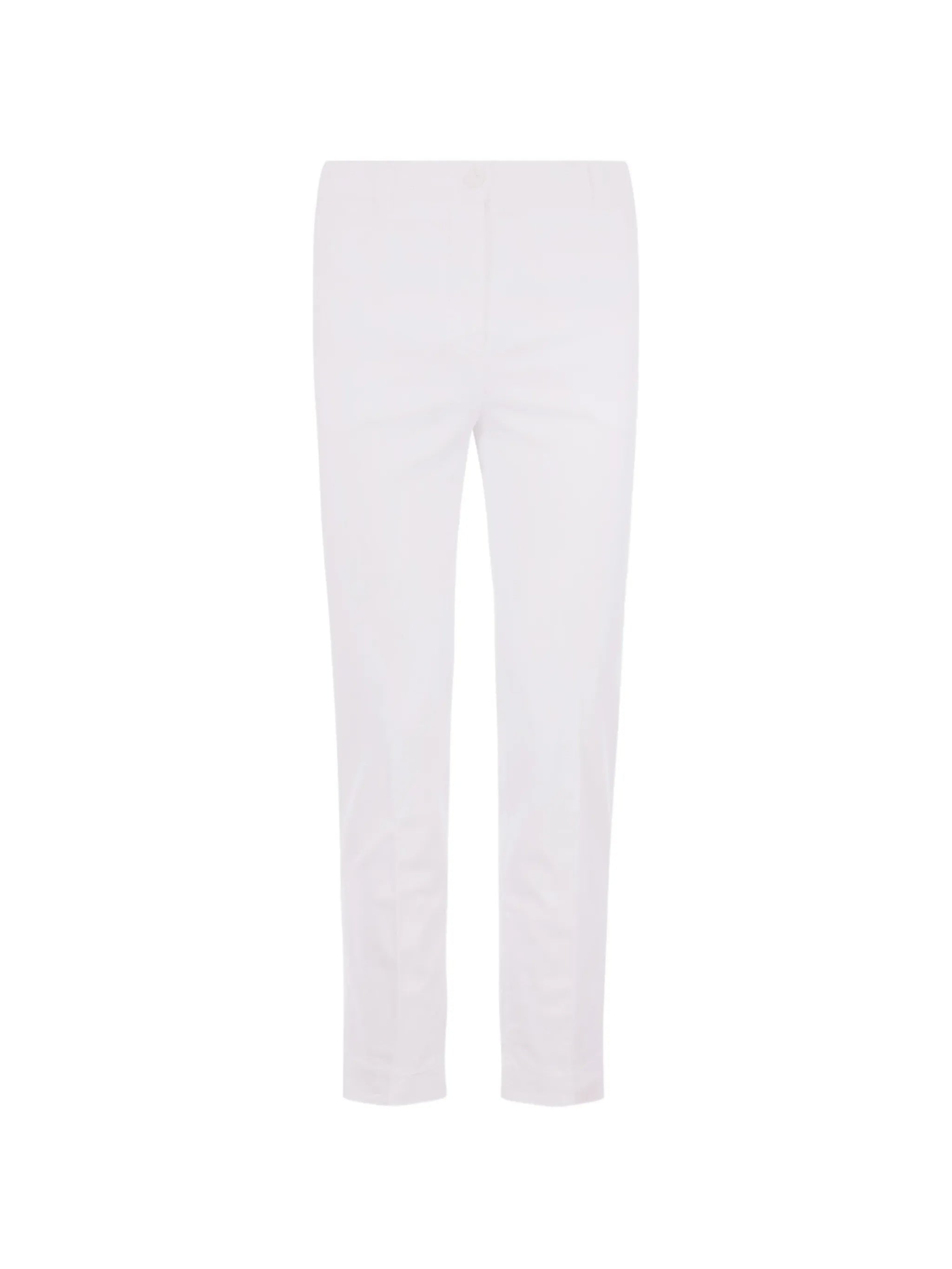 Ankle-Length Slim-Fit Trousers with Minimalist Design