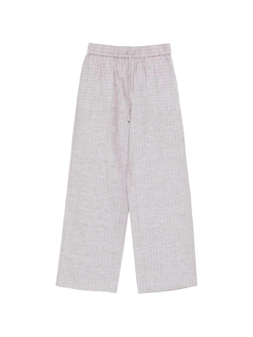 Wide-leg Pants with Elastic Waistband