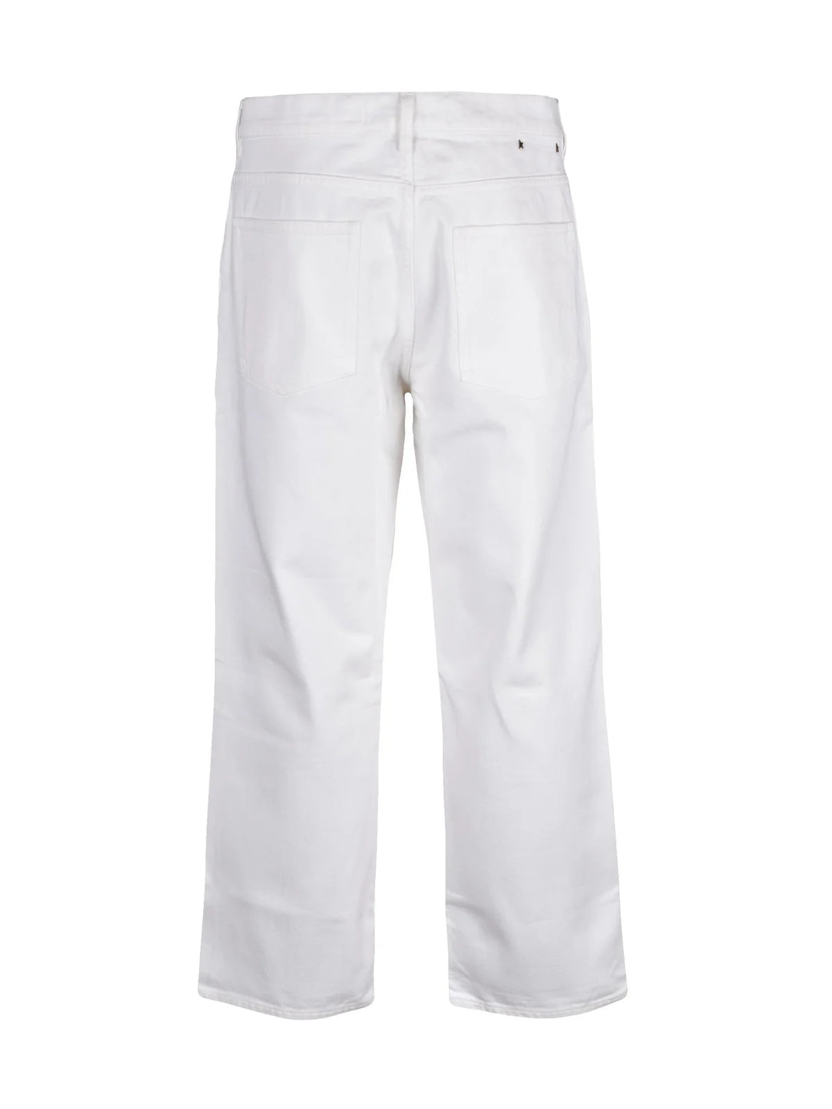 White Cory Loose Skate Cotton Jeans