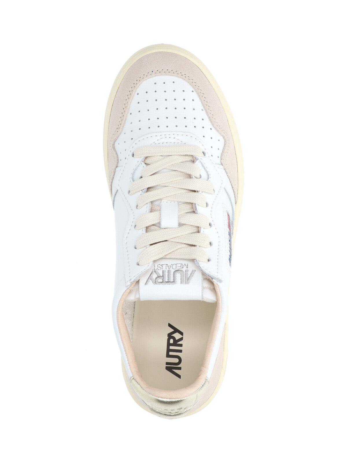 Low-Top Sneakers With Rounded Toe