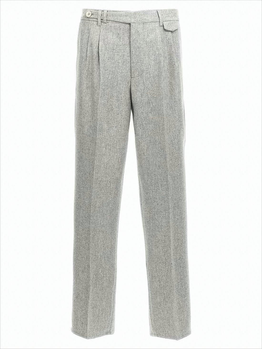 Tailored Grey Suit Pants