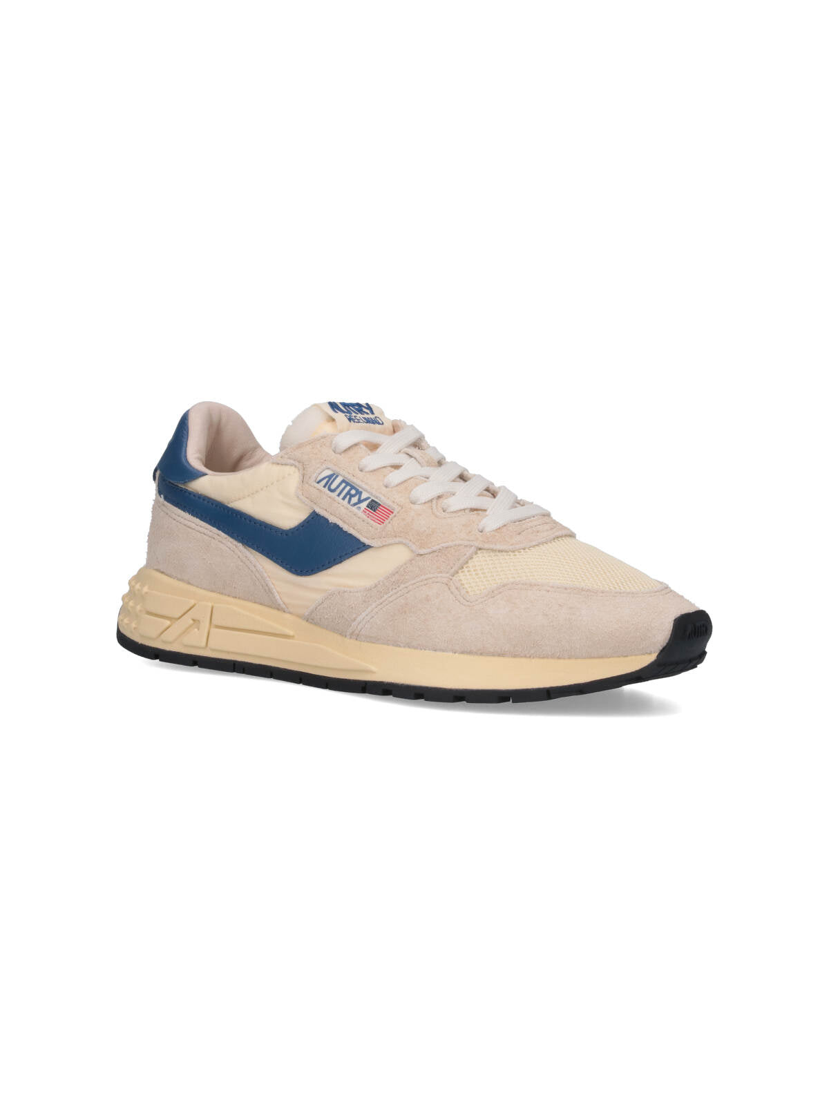 Classic Low-Top Sneakers In Beige Tone