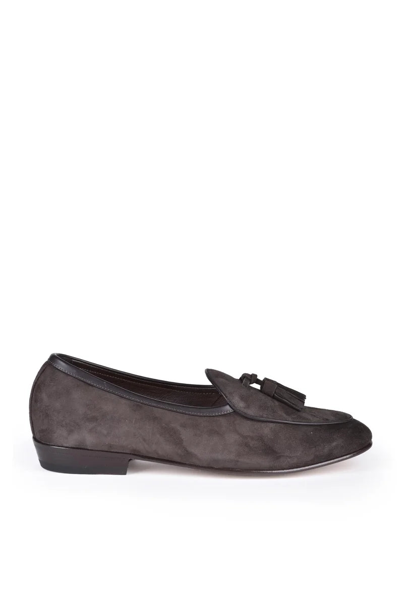 Suede Loafer - Brown