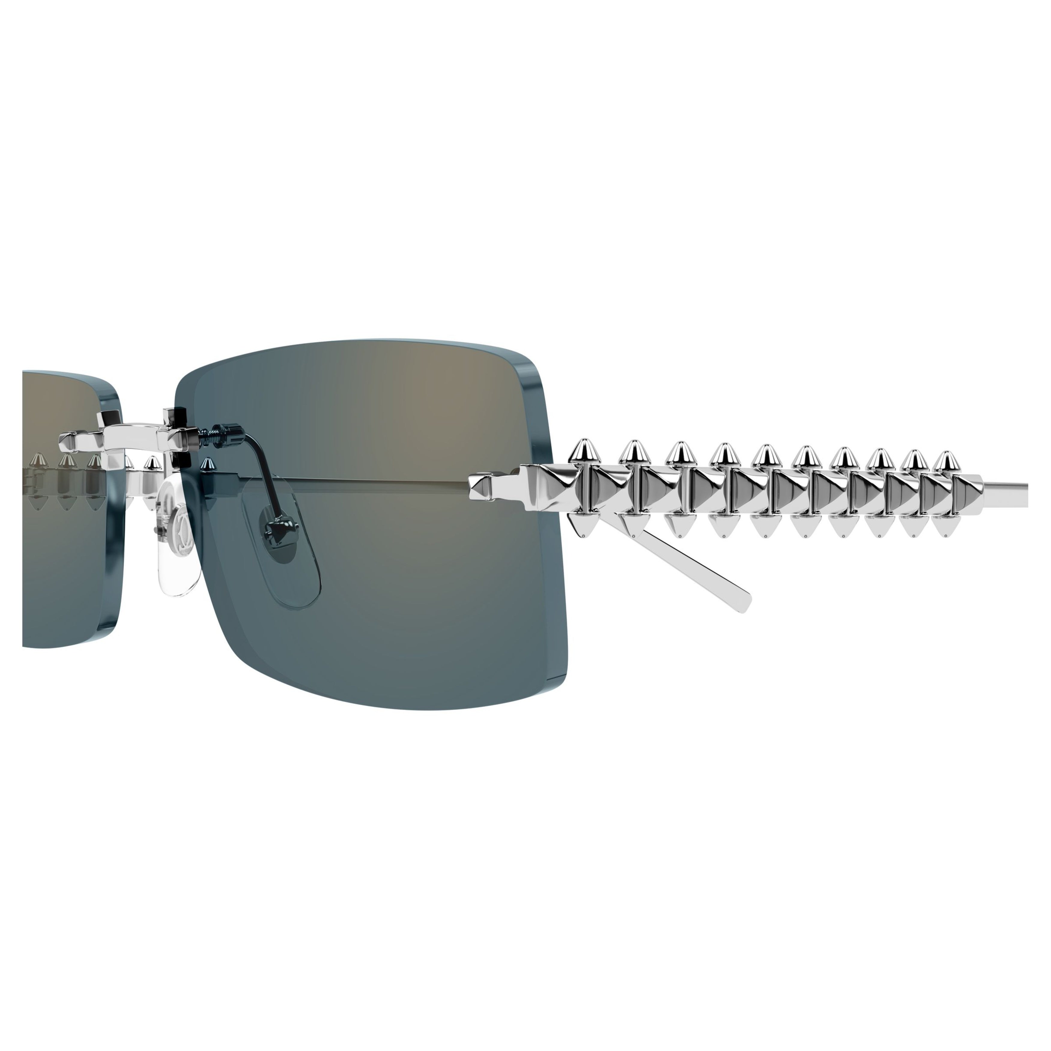 Ct0604s Rimless Rectangular Sunglasses