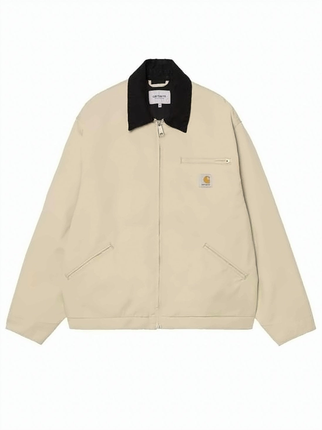 Beige Detroit Jacket with Contrast Collar
