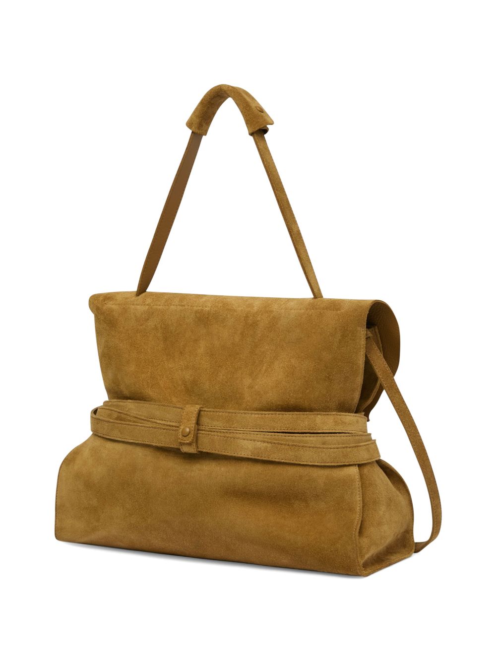 Suede-like Structured Bag