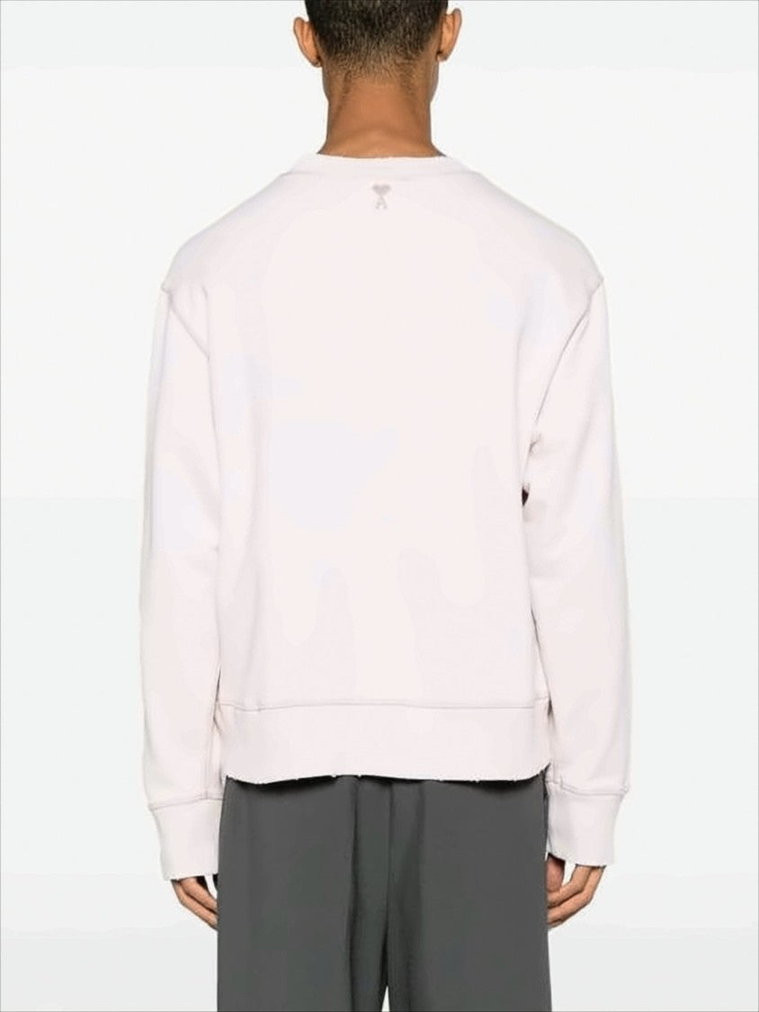 Relaxed Fit Long-Sleeve Top with Cropped Hem