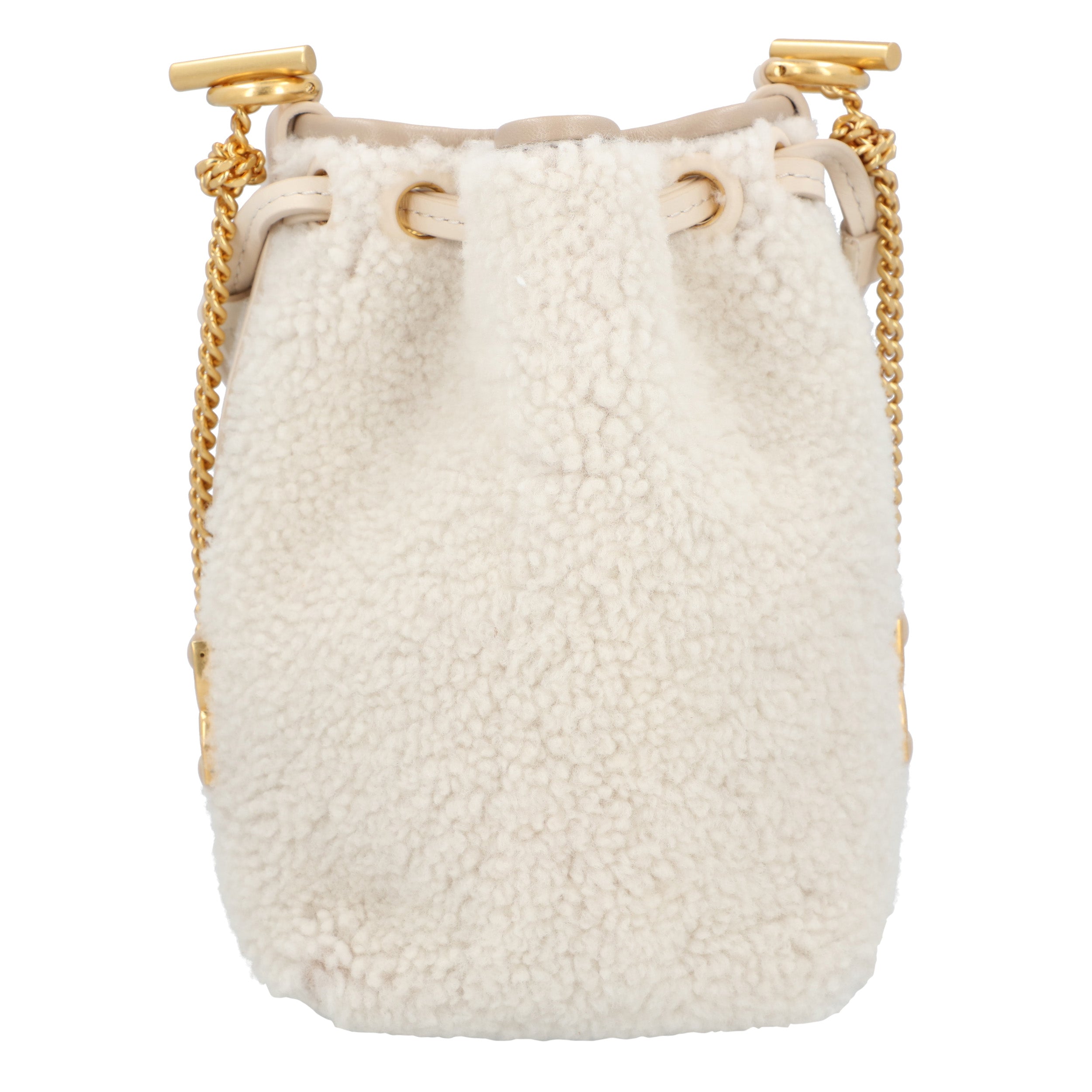 Marcie Micro Bucket Bag Beige