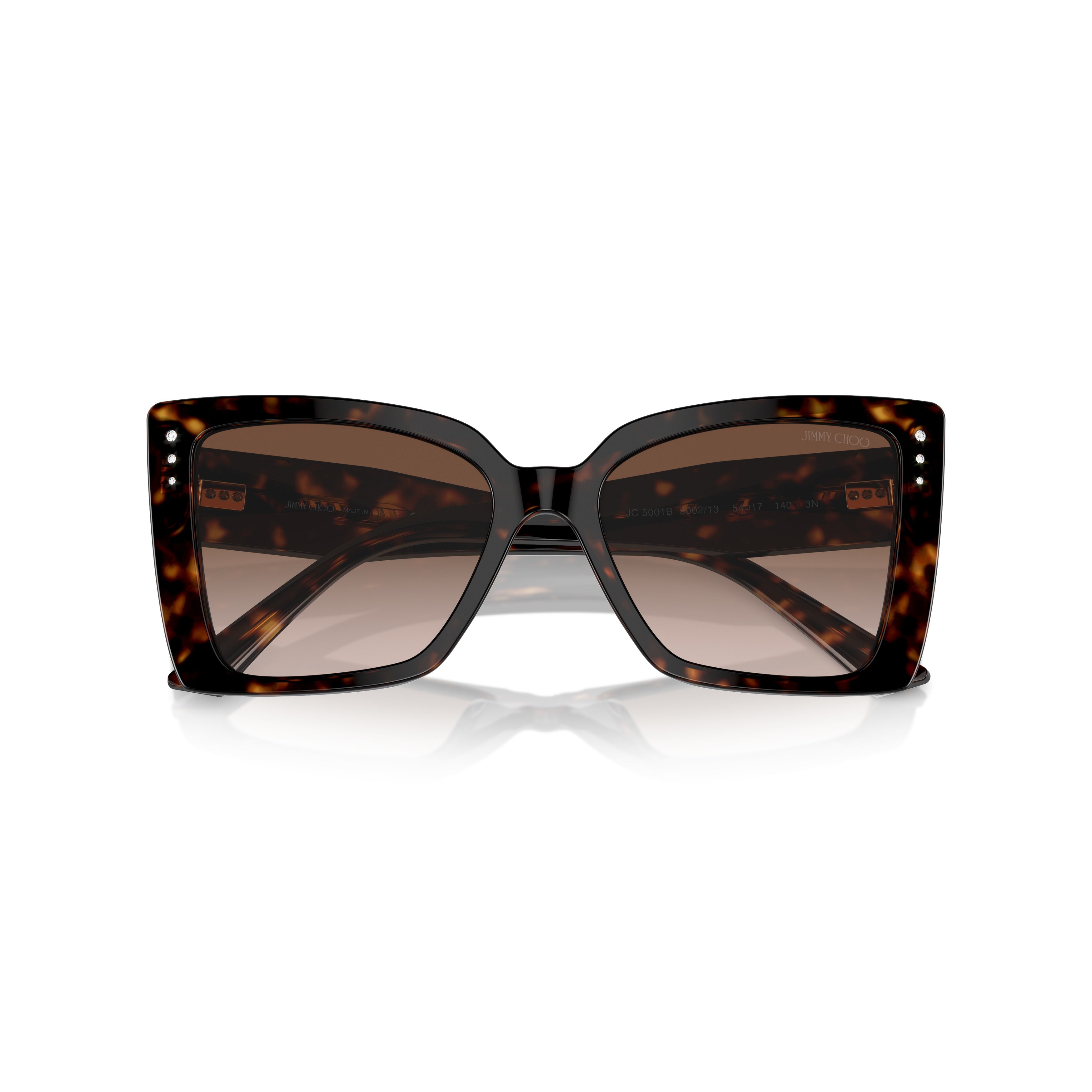 0jc5001b Oversized Tortoiseshell Square Sunglasses