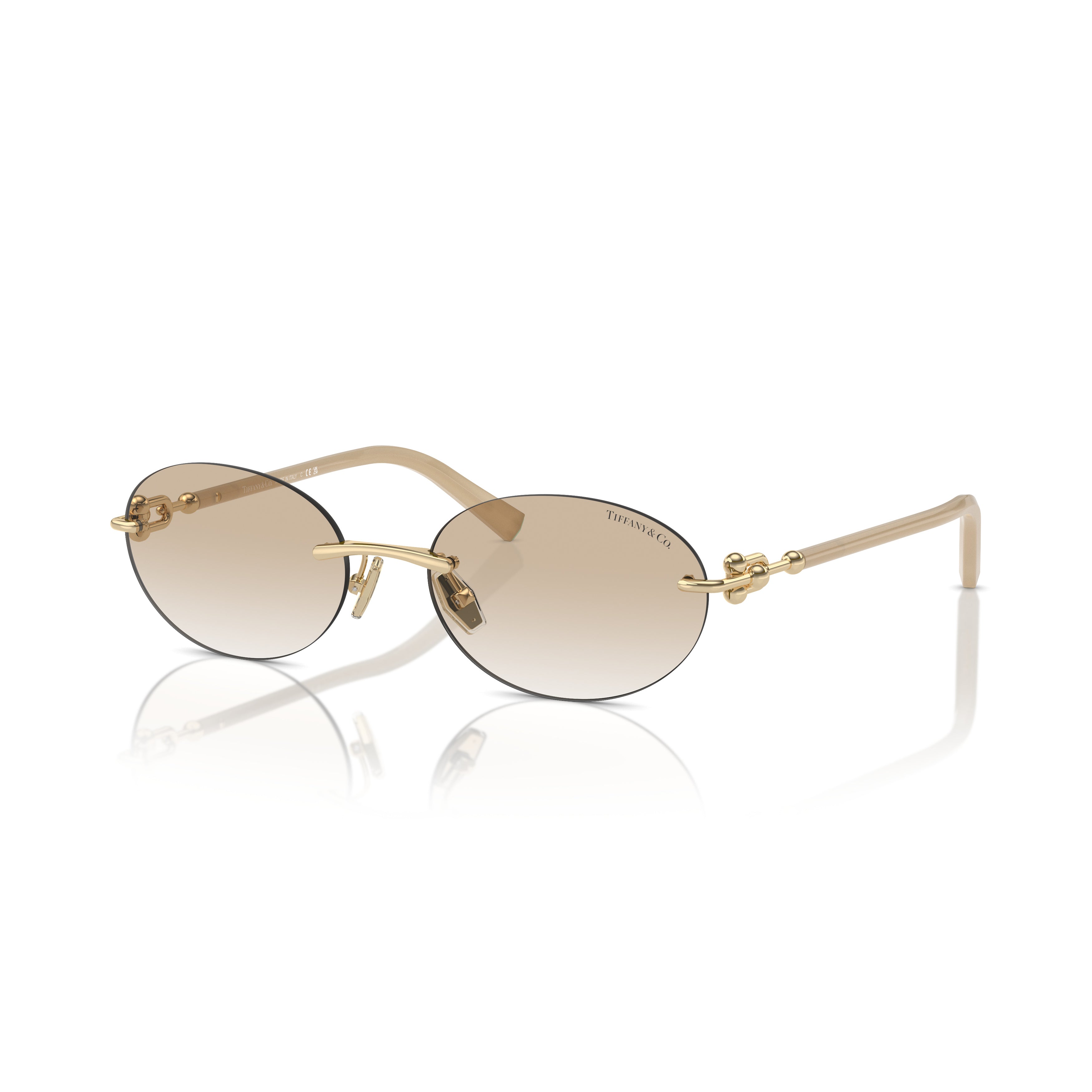 0tf3104d Oval Rimless Sunglasses
