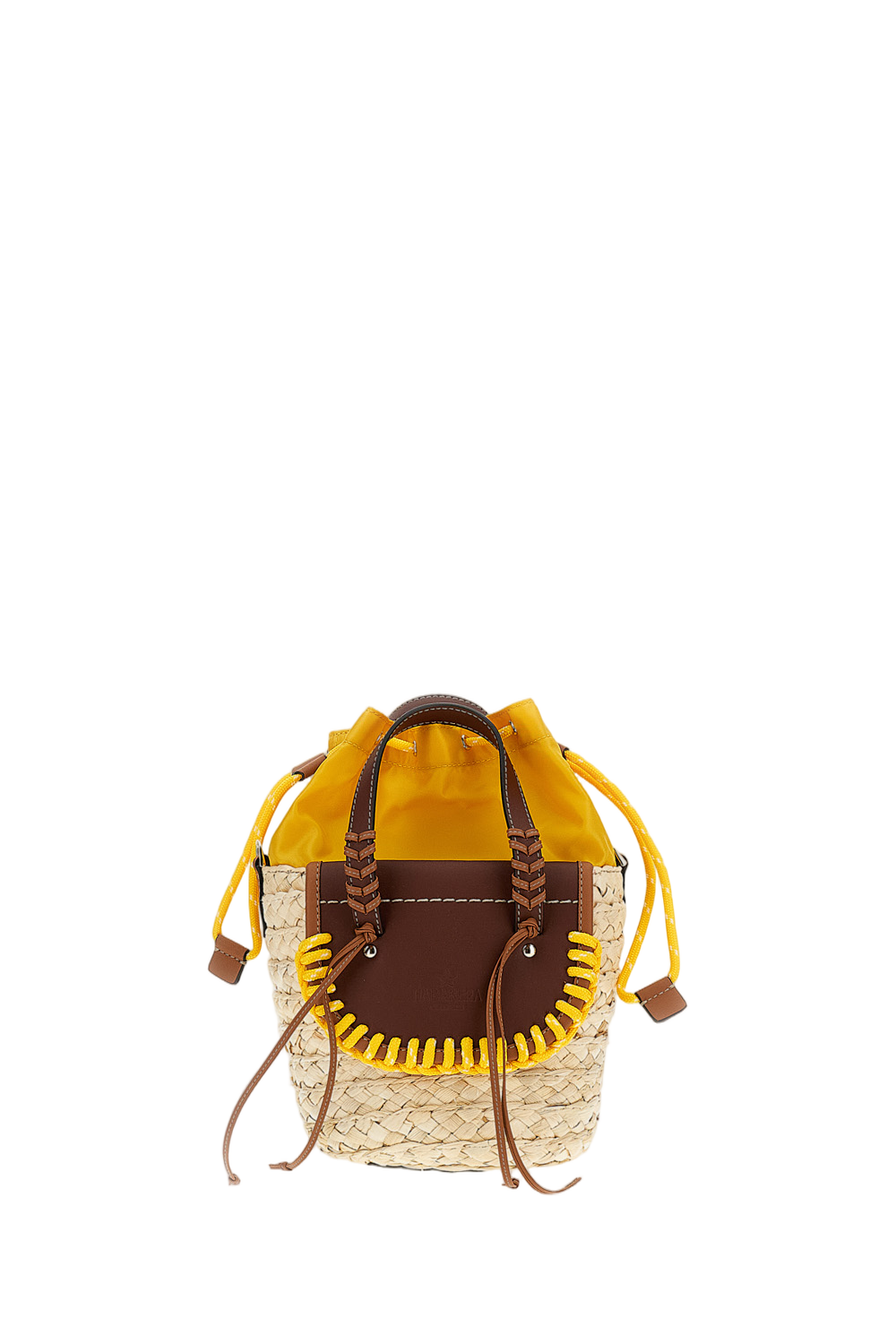 Brown Habanera Raffia Handbag