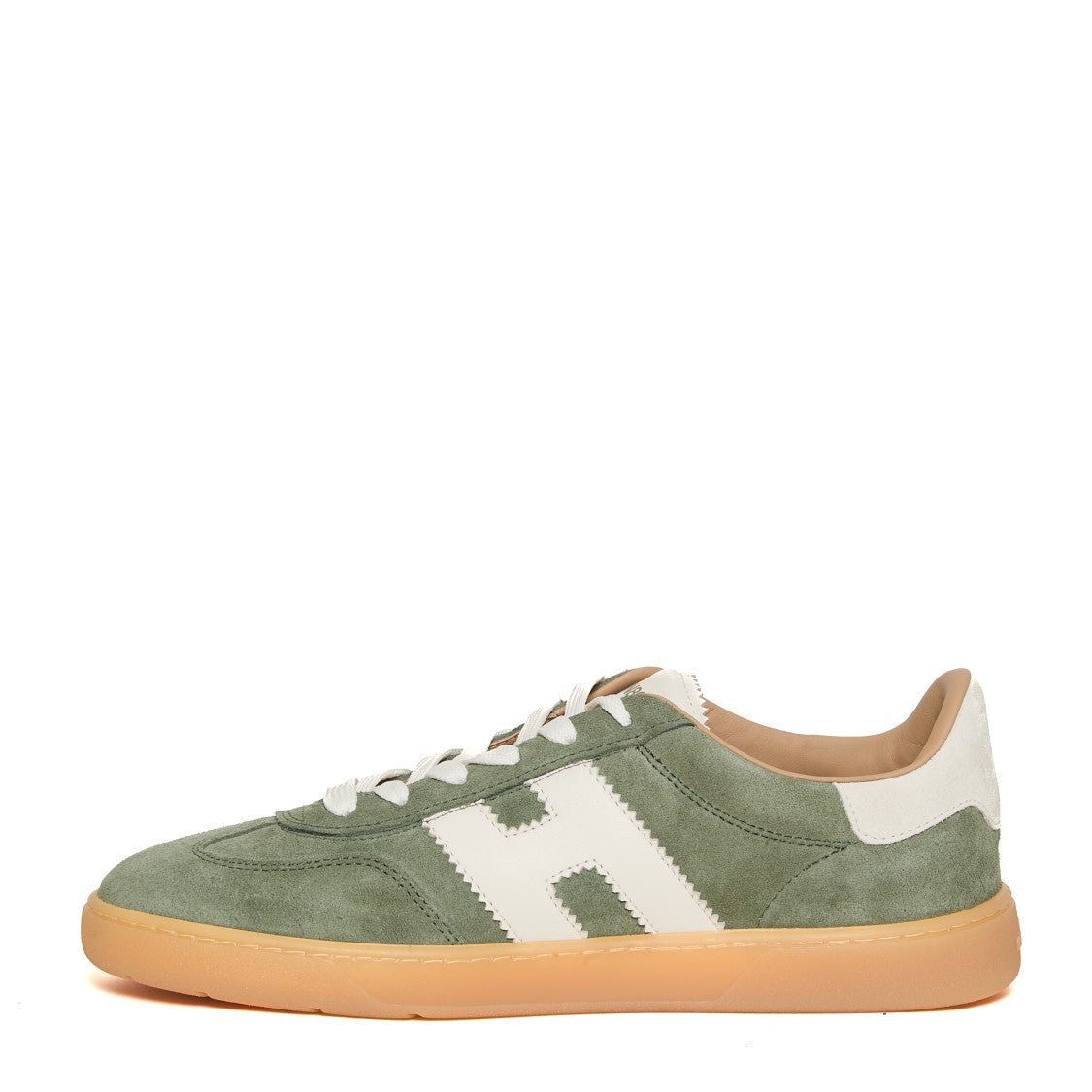 Cool Green Suede Sneakers