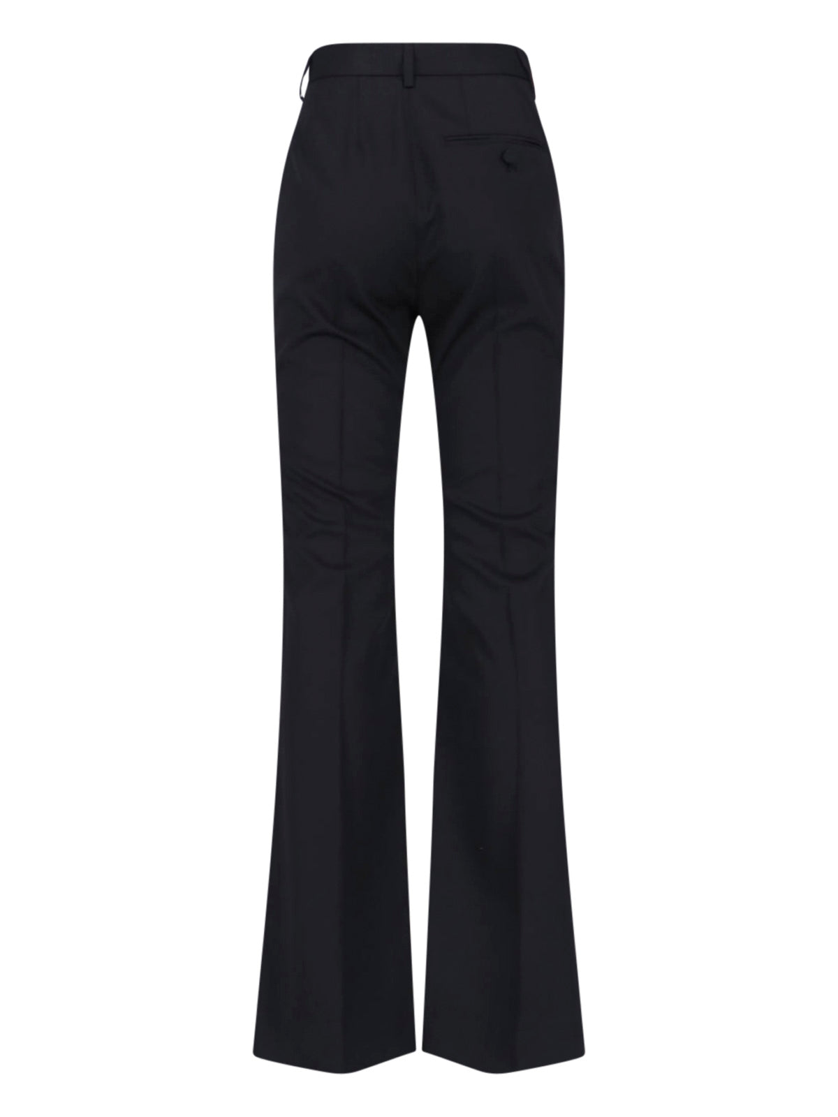 Bootcut Wool Pants – Black