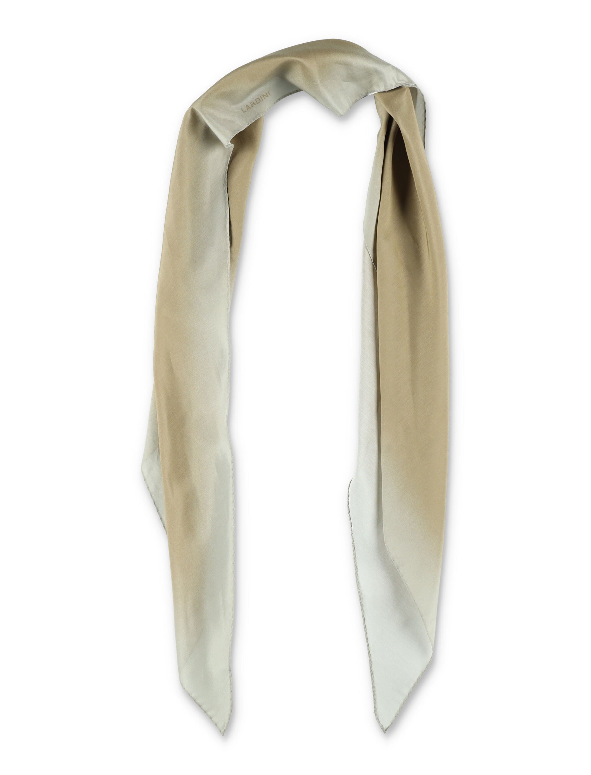 Gradient Geometric Pattern Cotton-Silk Scarf
