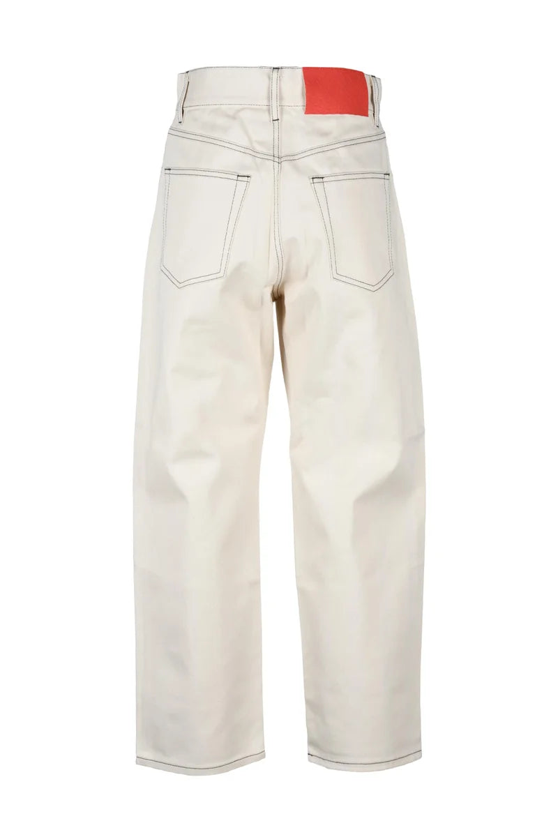 Cotton Jeans - Beige