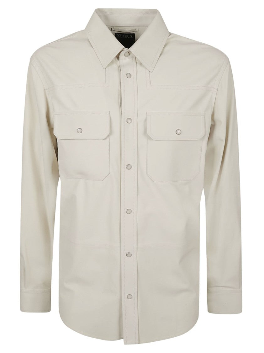 Button-Down Shirt With Two Chest Pockets