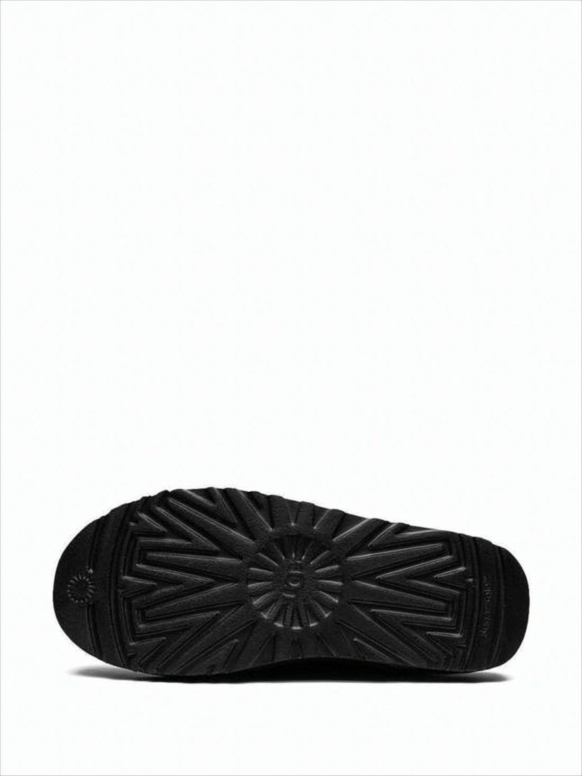 Suede Slip-On Mule Slippers with Cushioned Sole