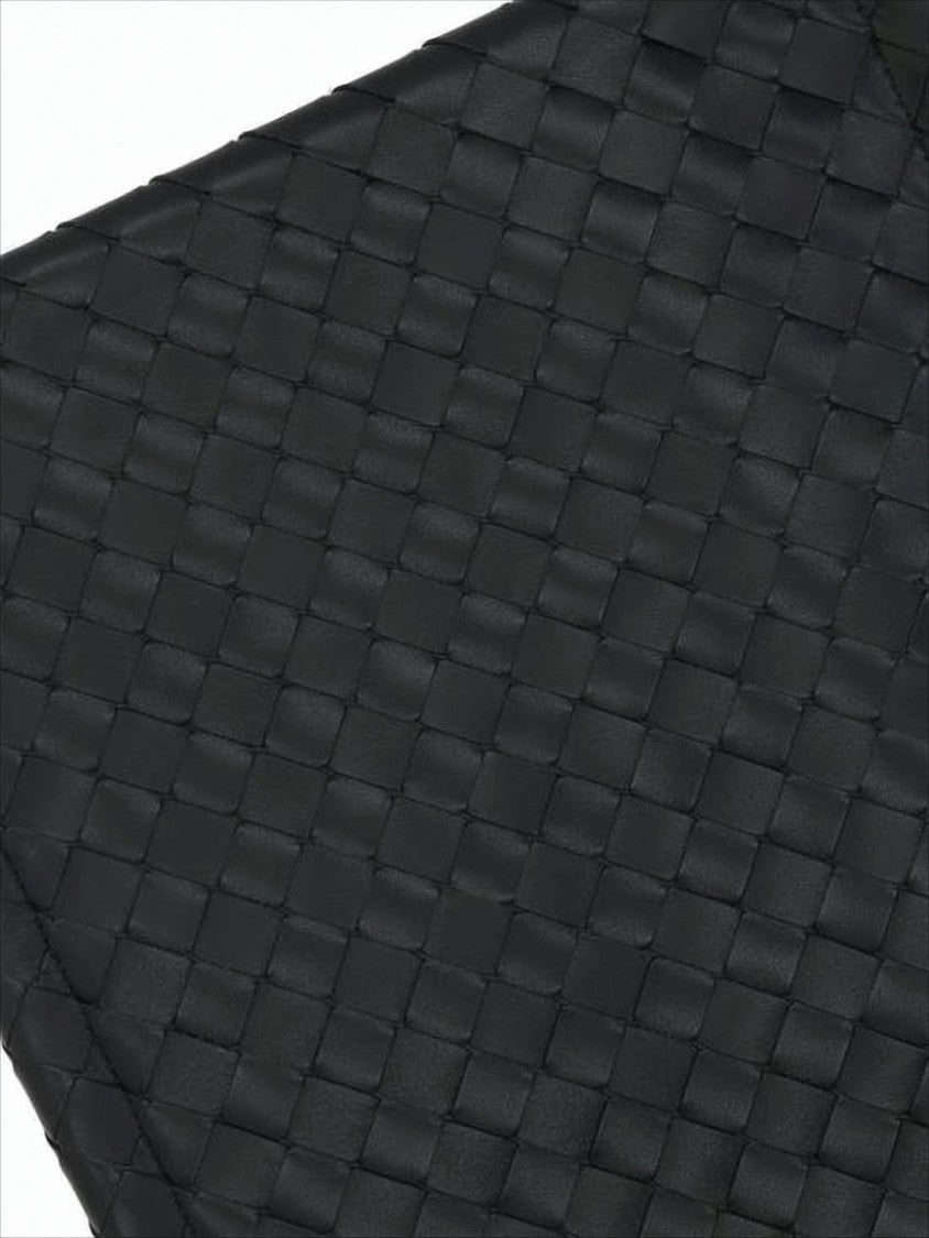 Signature Woven Calf Leather Crossbody Bag