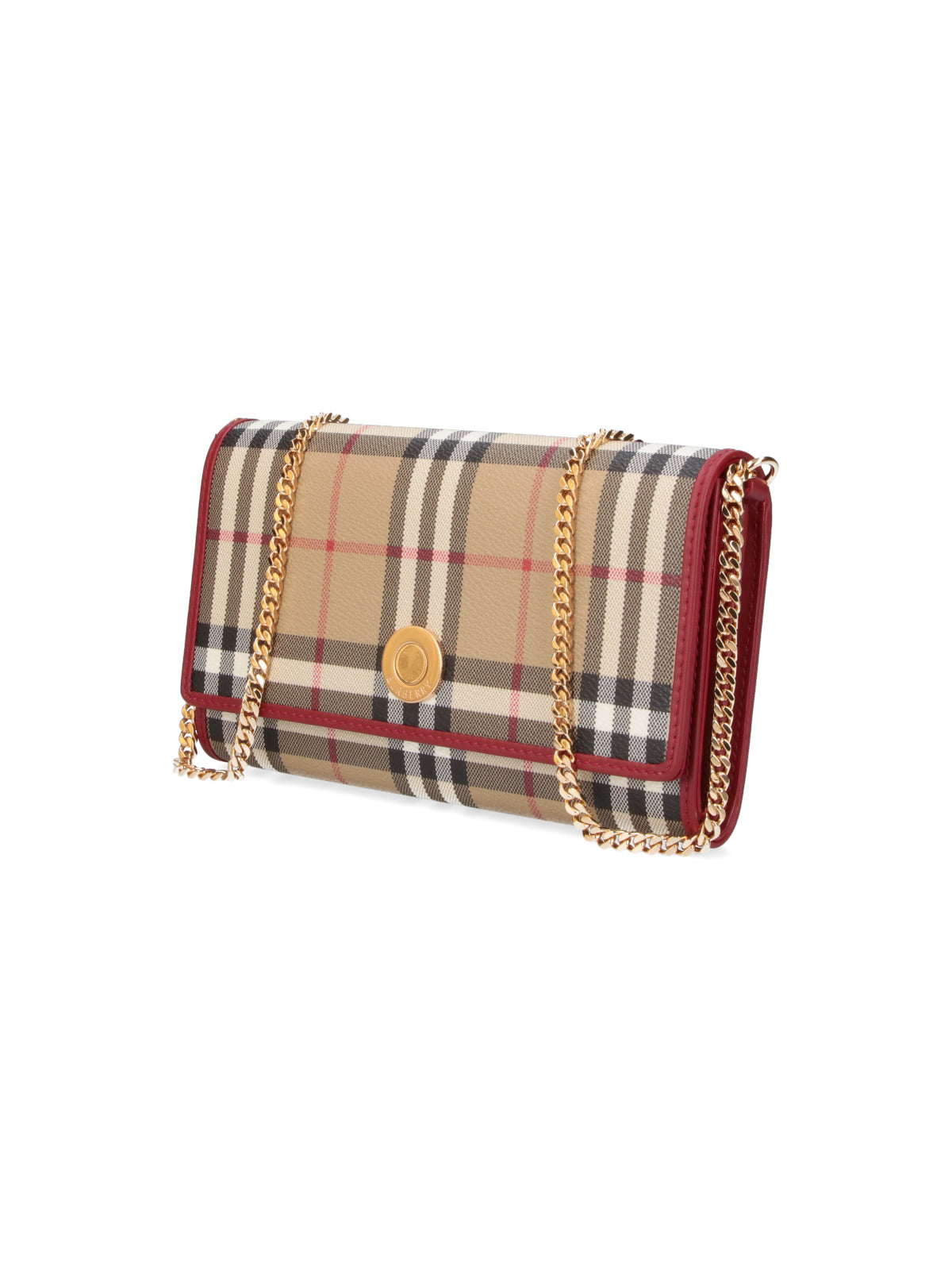 Compact Beige Wallet With Snap Closure And Minimalist Design