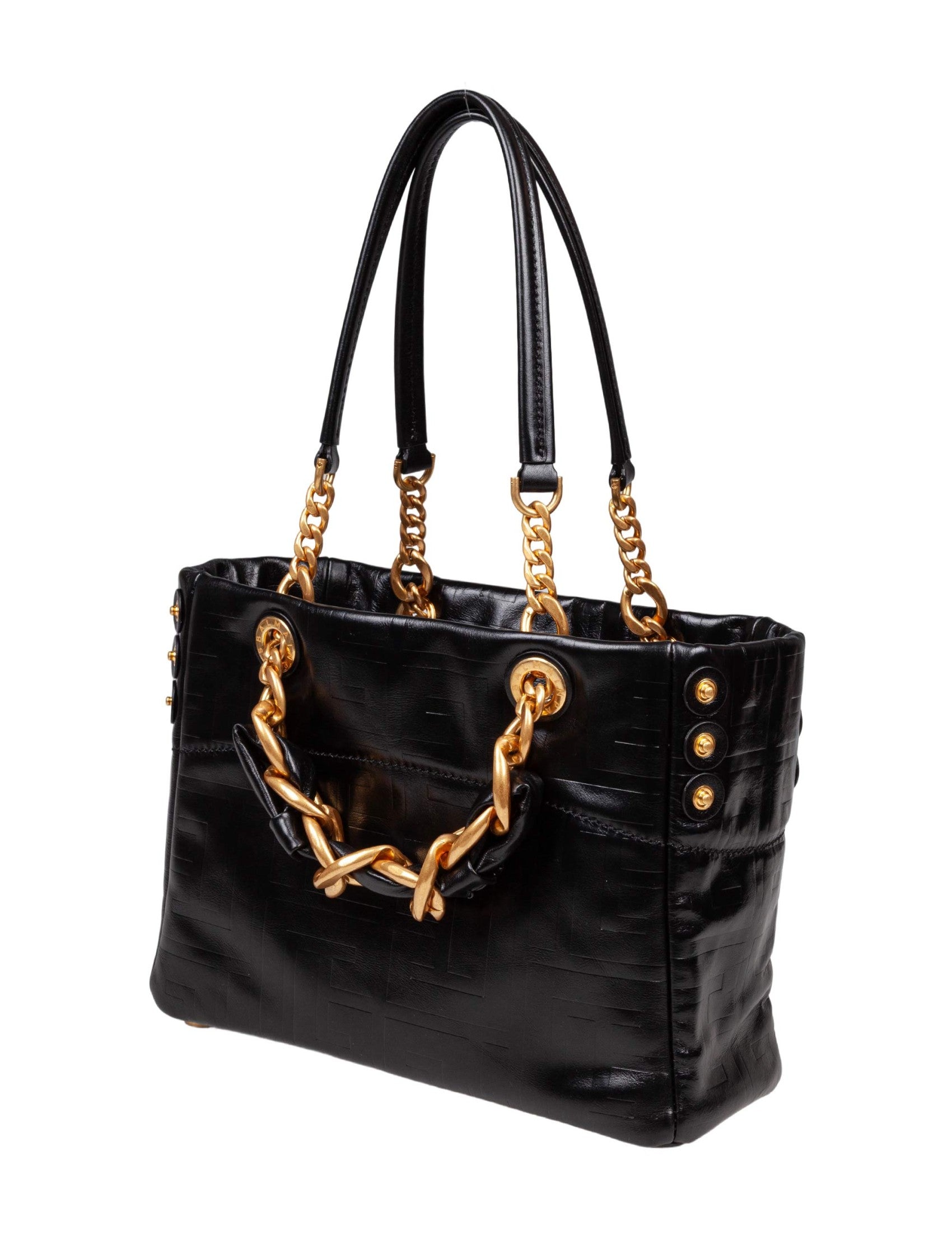 1945 Soft Cabas Small In Black Calfskin