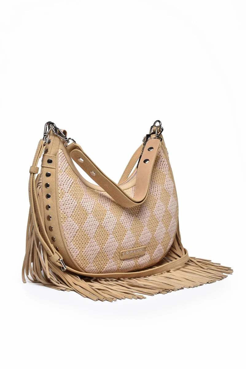 Hobo Terra Straw Fringes - Beige