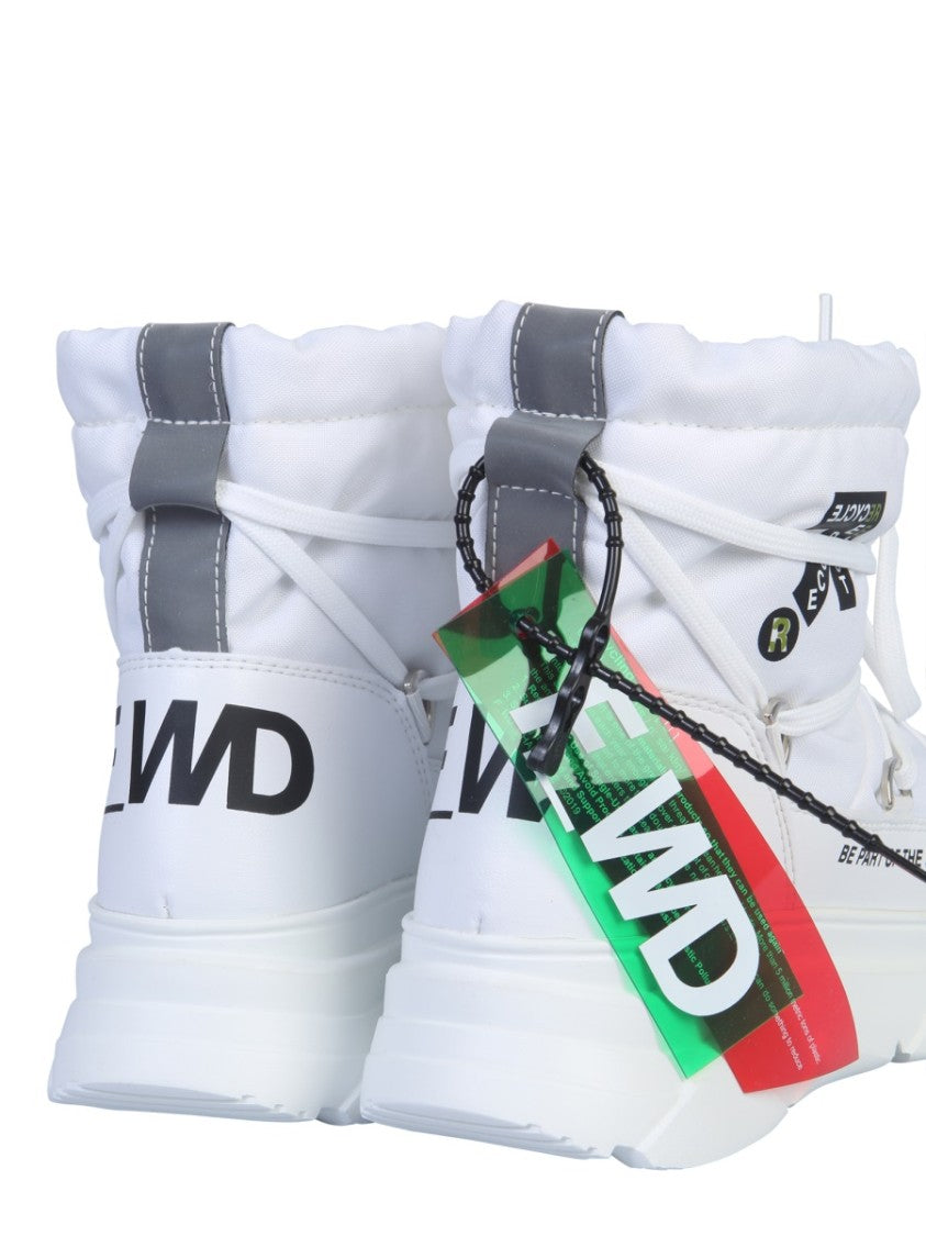 High-Top Nylon Boots With Padded Upper
