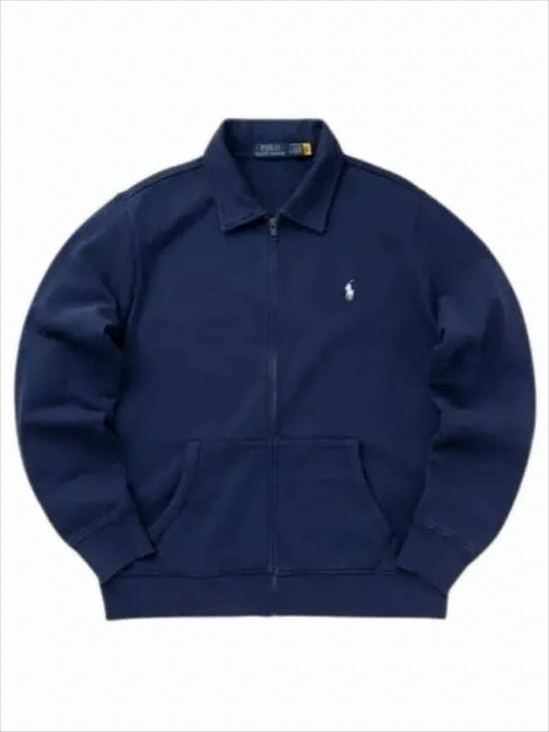 Classic Zip-Up Jacket with Relaxed Fit and Functional Pockets