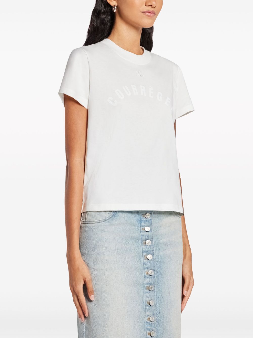 Logo-Print Cotton T-Shirt with Iconic Branding