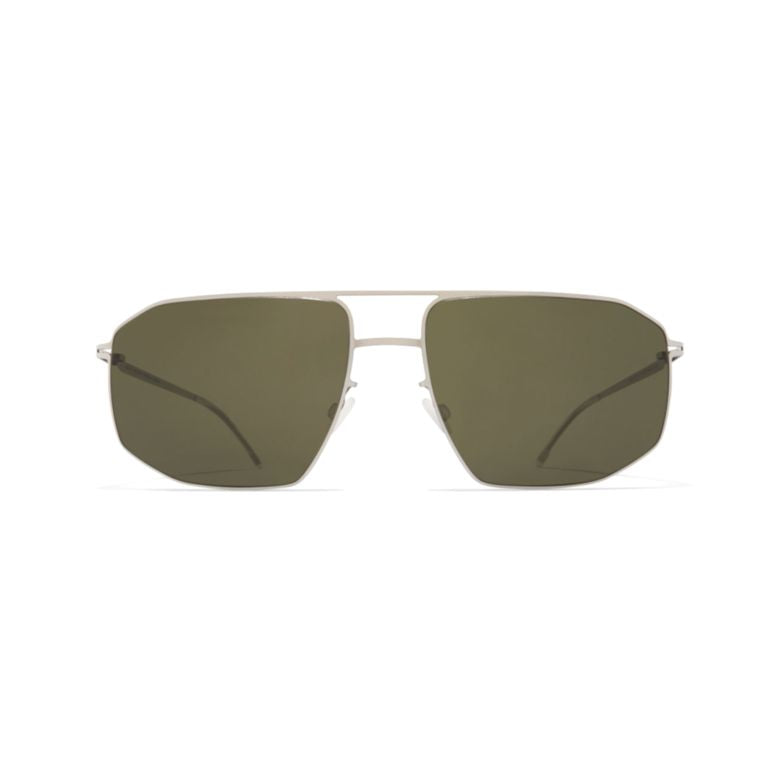 Santeri Silver Metal Sunglasses