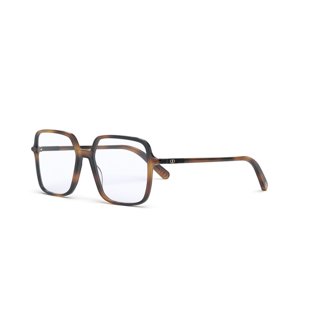 Mini Cd O S2i Oversized Tortoiseshell Square Frame Sunglasses