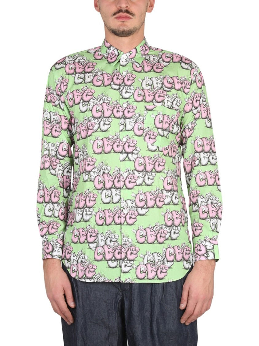 Printed Casual Shirt With Classic Collar