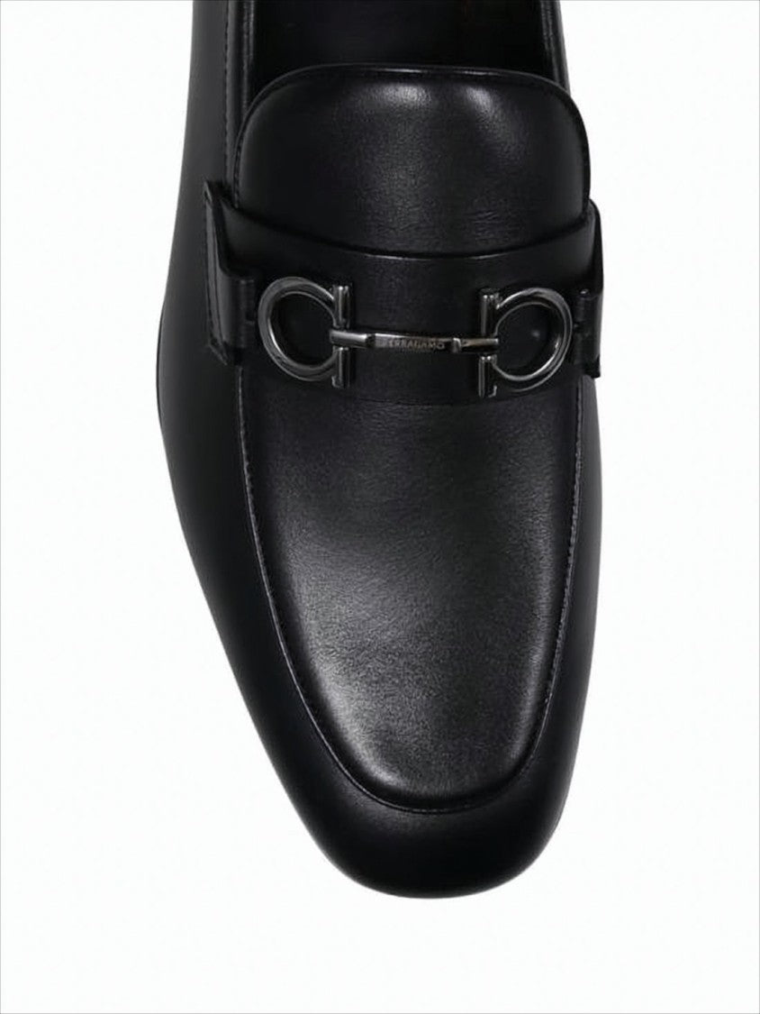 Black Leather Loafers