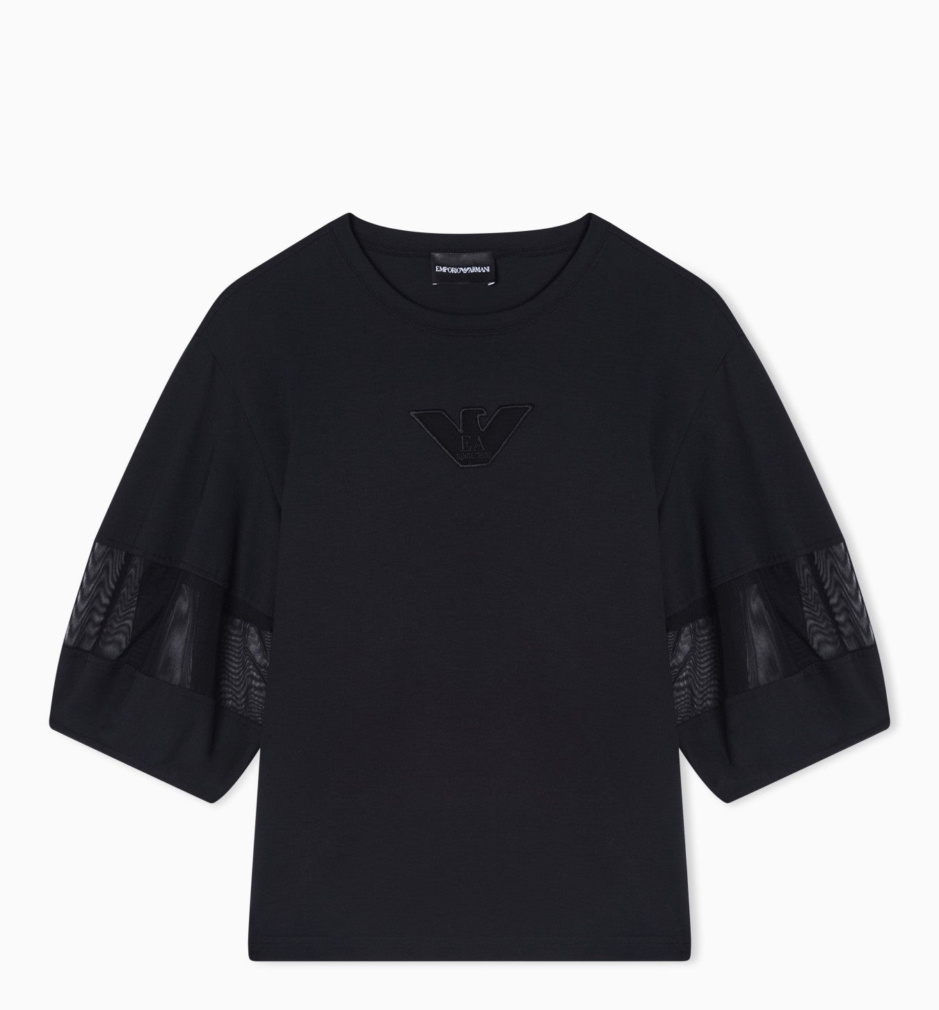 Supima Cotton Mesh Insert Jersey T-Shirt