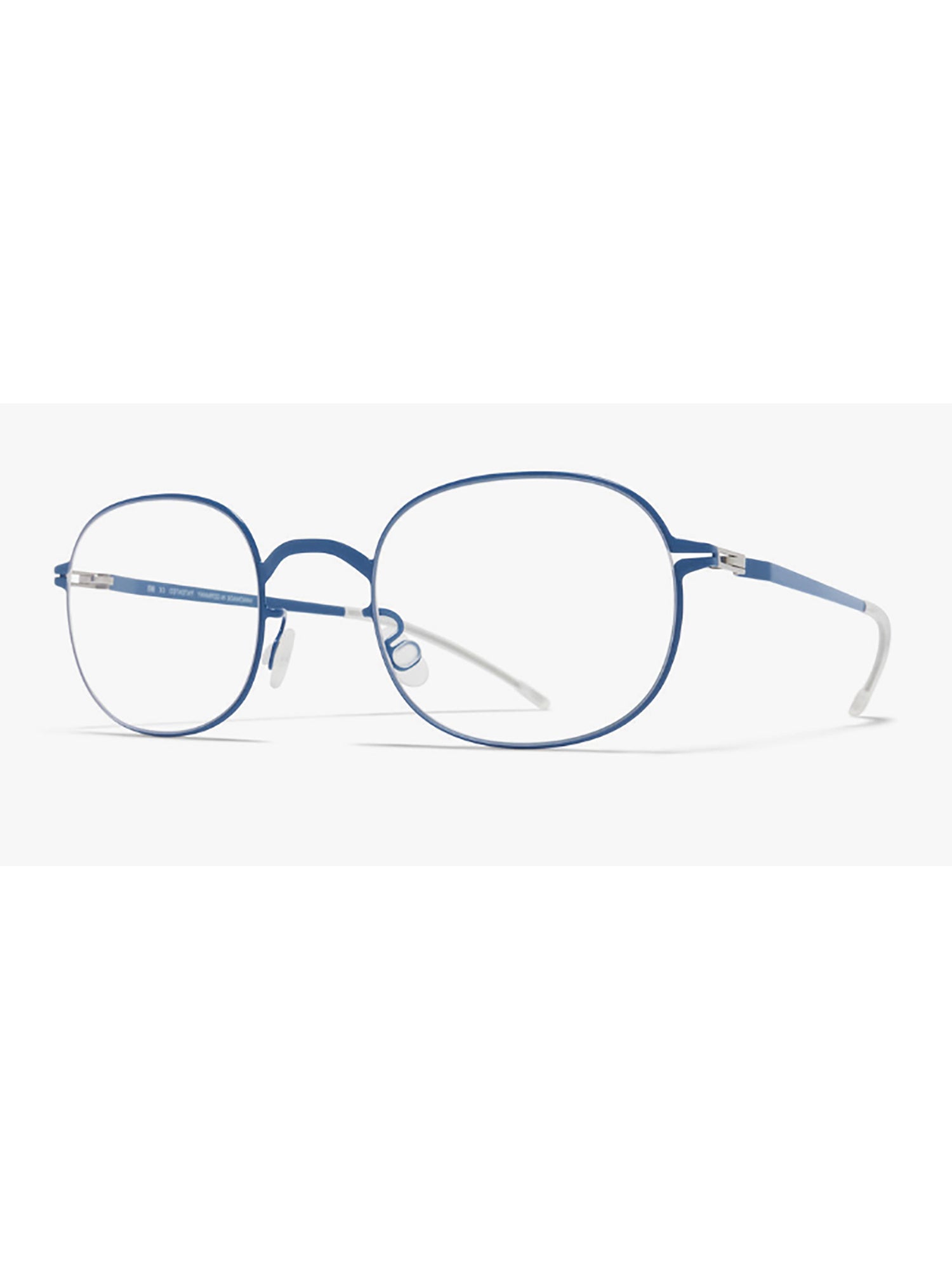 Solea Minimalist Blue Oval Sunglasses