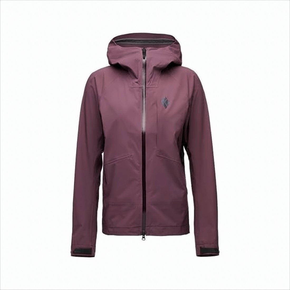 Fitted Burgundy Jacket with Hood