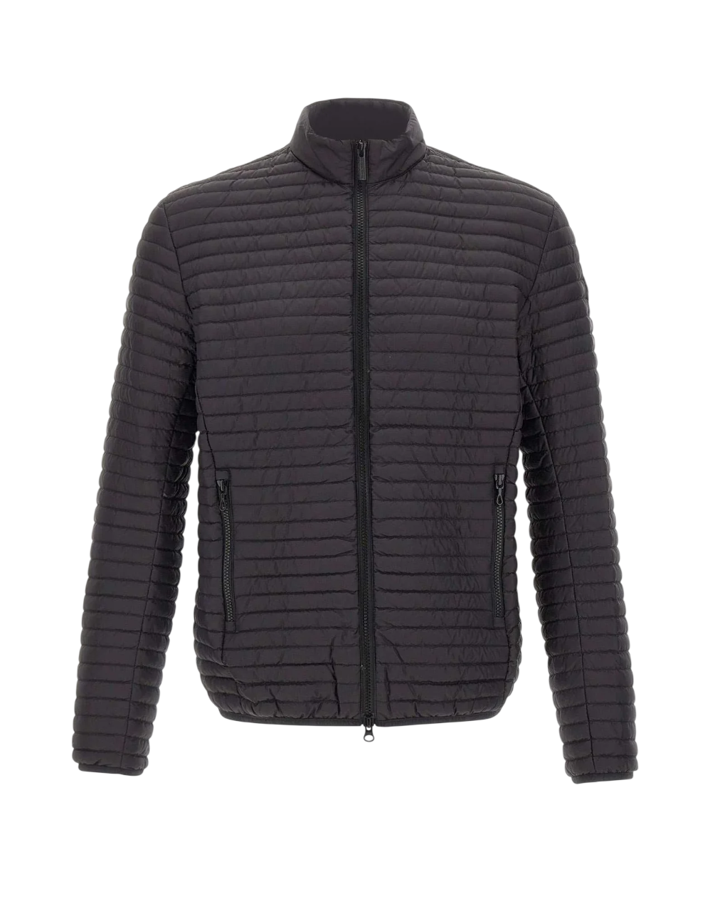 Double-Breasted Long Fitted Wool Blend Coat