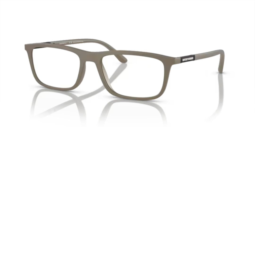 4160 Sole Rectangular Eyeglasses with Matte Frame