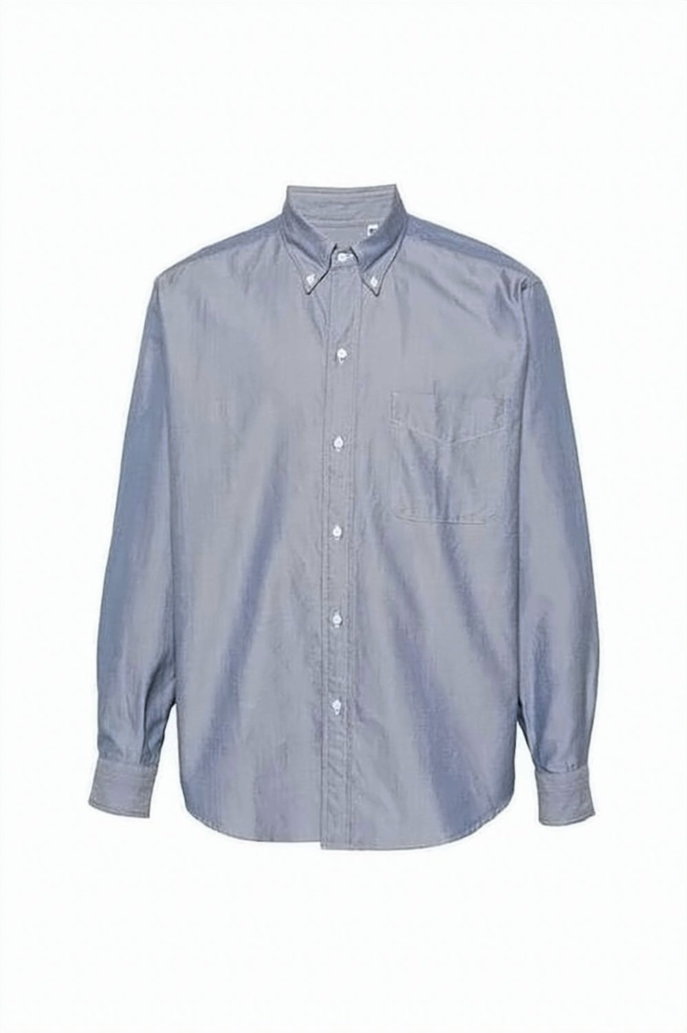 Long-Sleeve Shirt with Classic Button-Down Collar