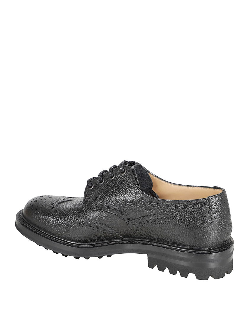 Traditional Derby Shoe With Longwing Brogue Details
