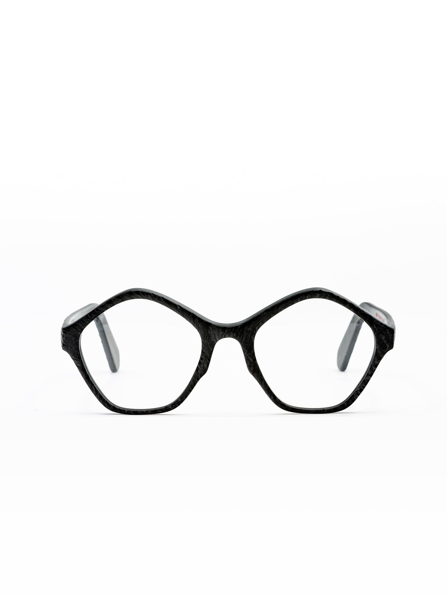 Angular Black Optical Frames with Distinctive Design