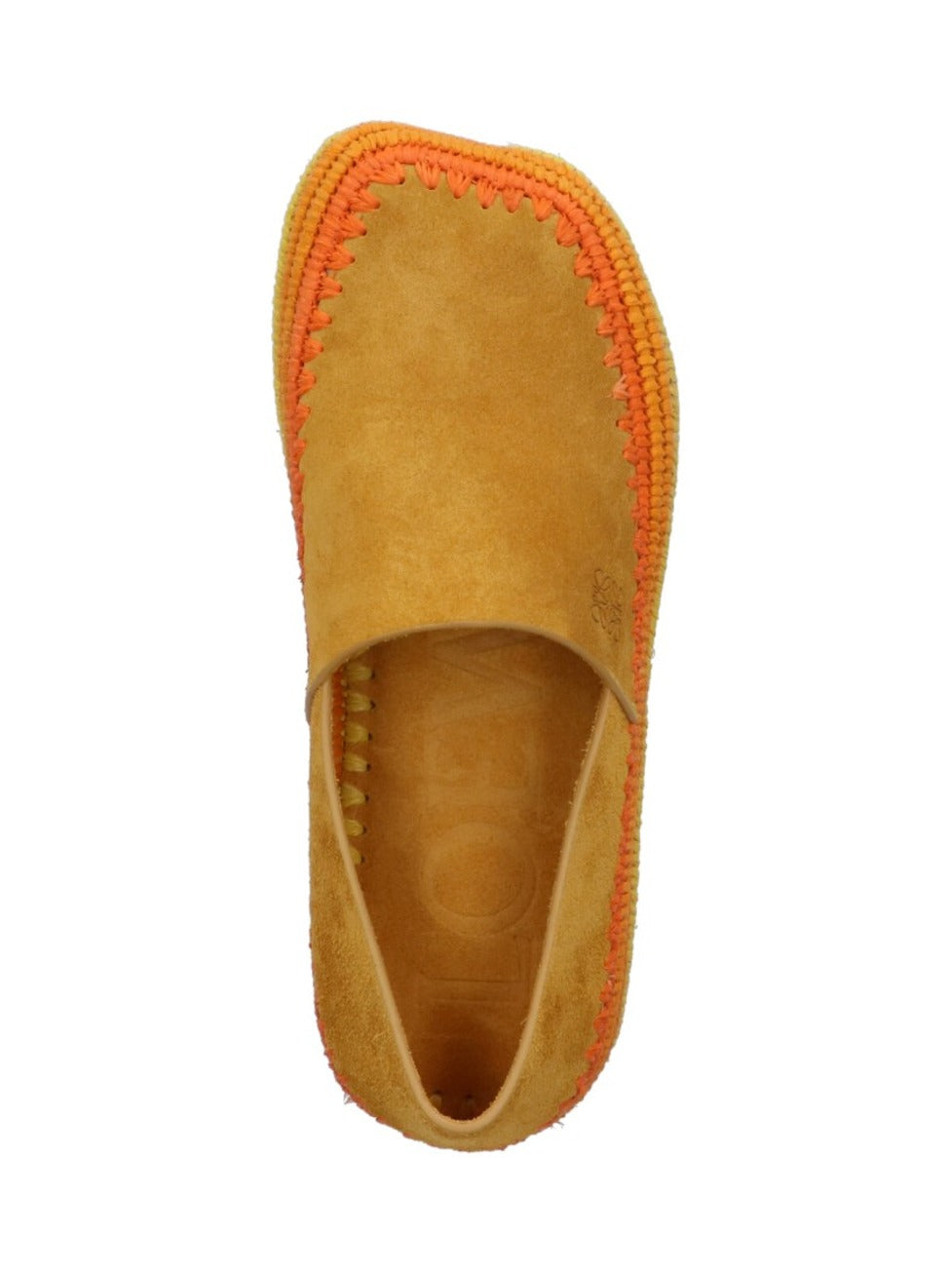 "Slipper Rio" Moccasins, In Orange Suede