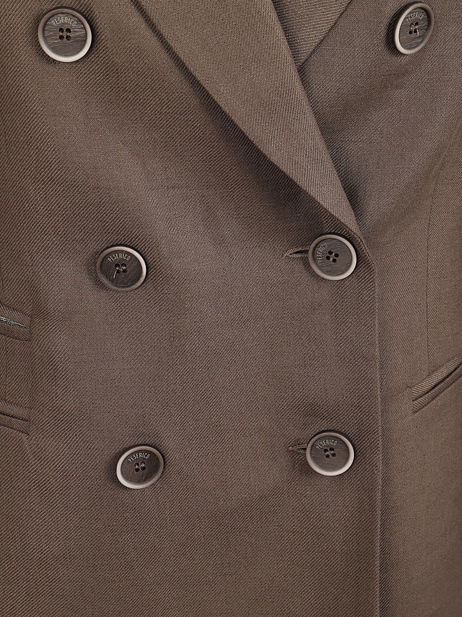 Double-Breasted Dove Gray Blazer