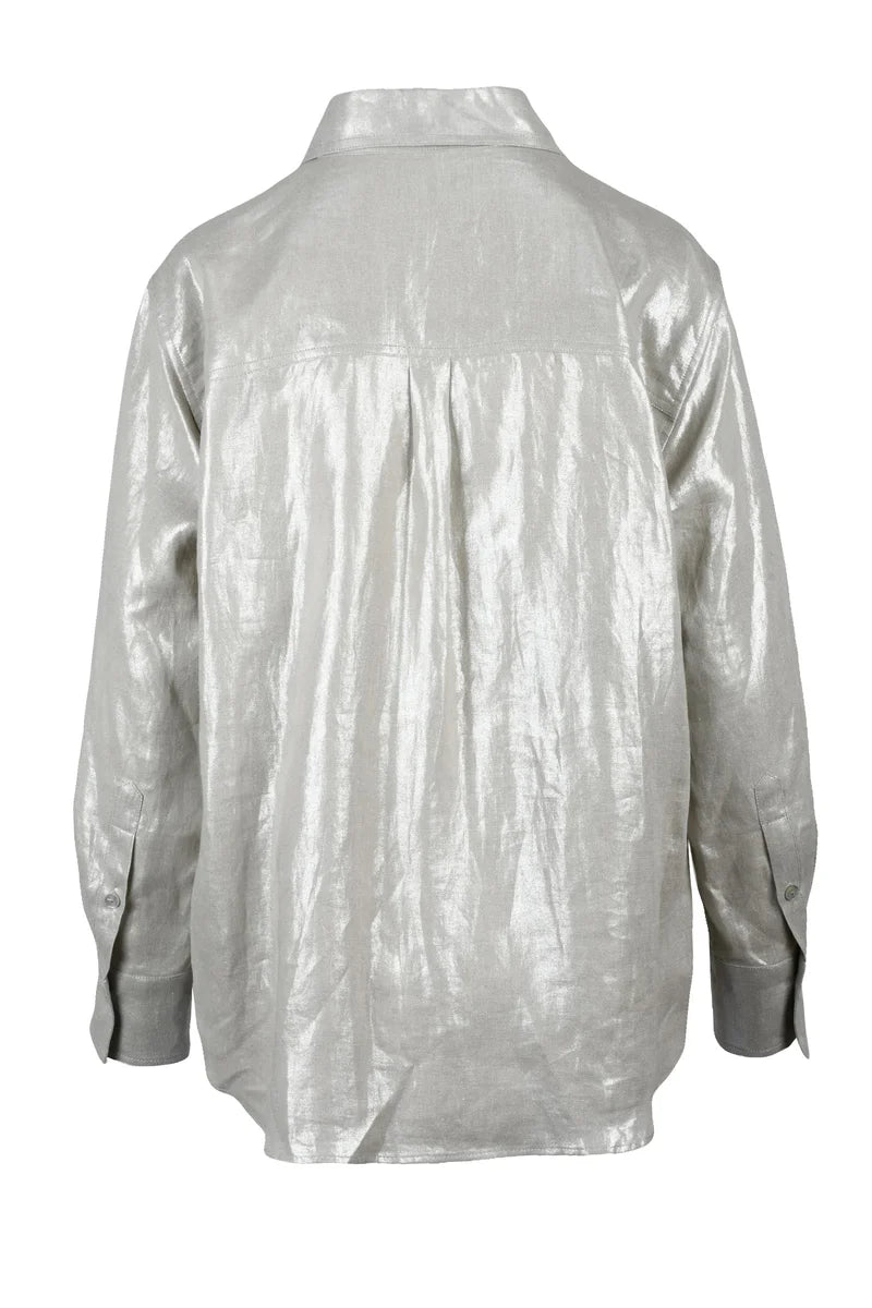 Sport Linen Shirt - Silver
