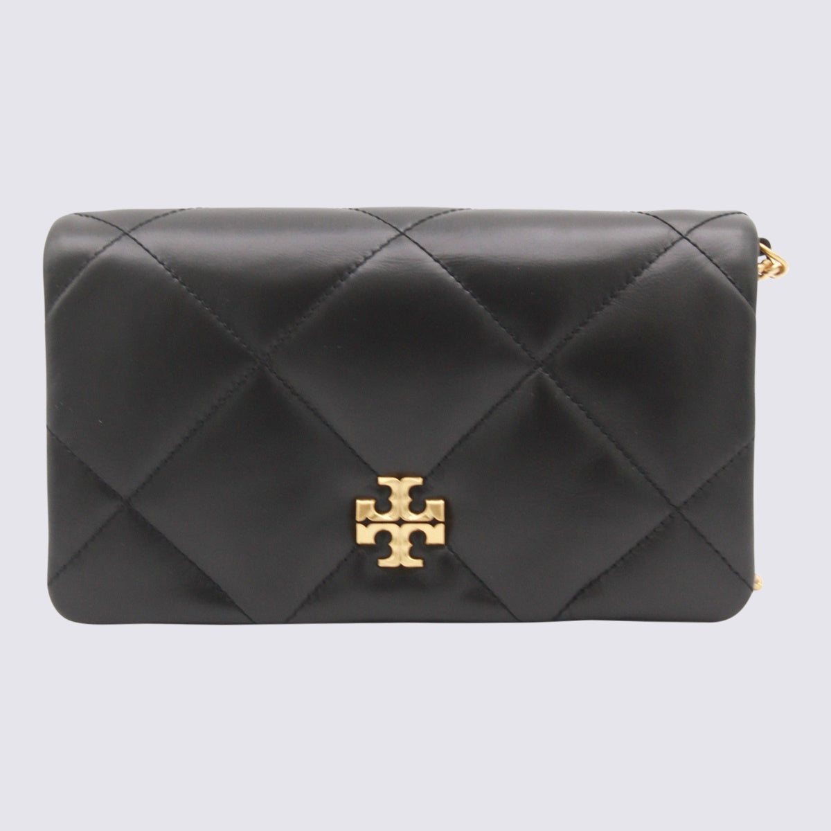 Black Leather Kira Crossbody Bag
