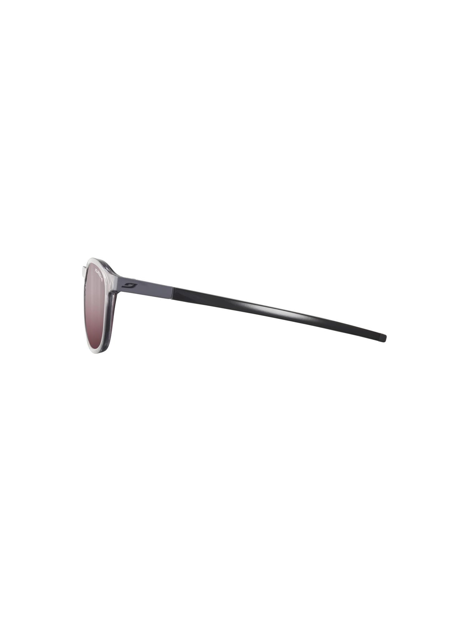 Translucent Grey Acetate and Celluloid Oval Sunglasses