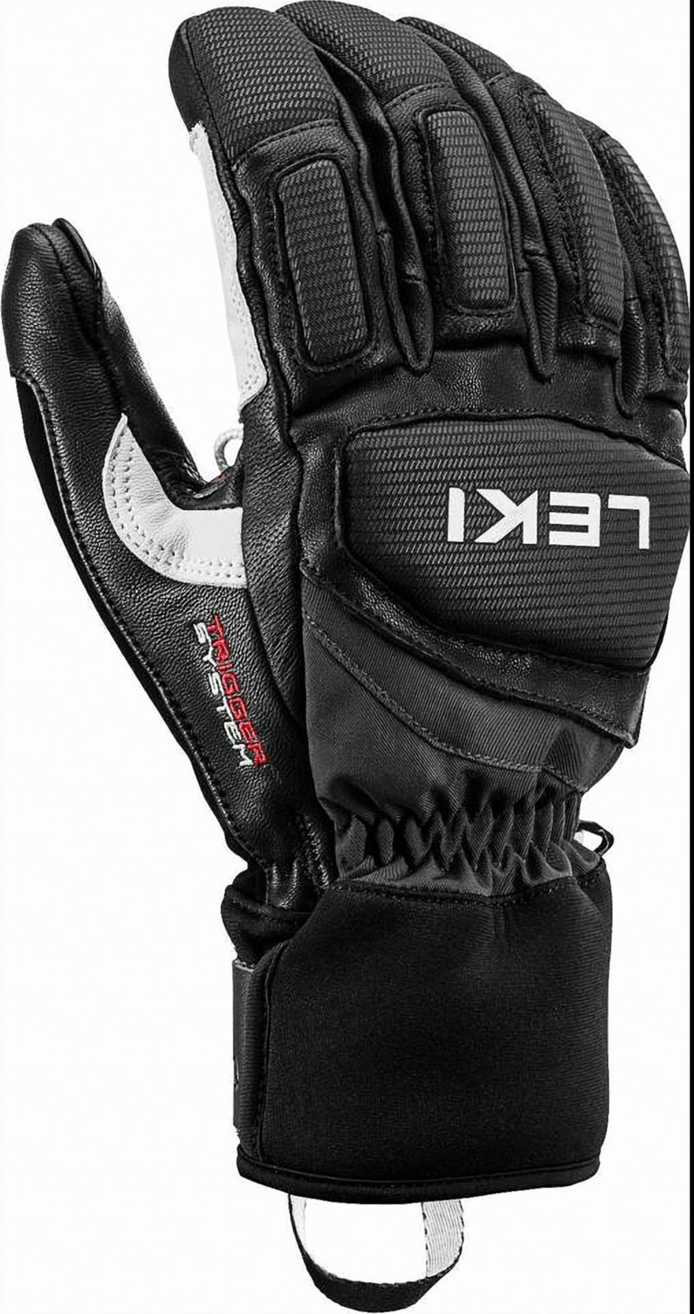 Robust Black Gloves with Padded Knuckles