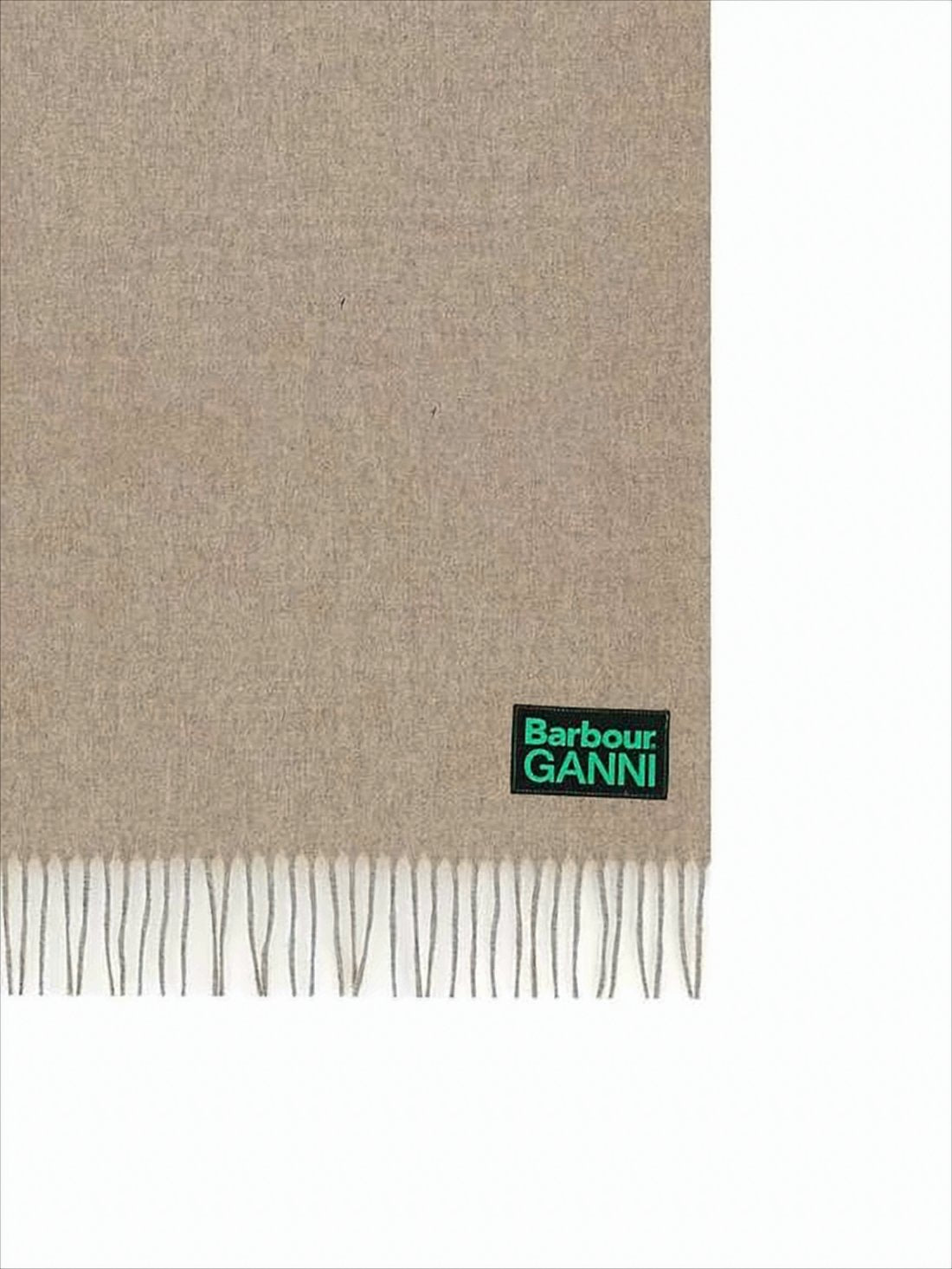 Long Rectangular Wool Barbour Scarf