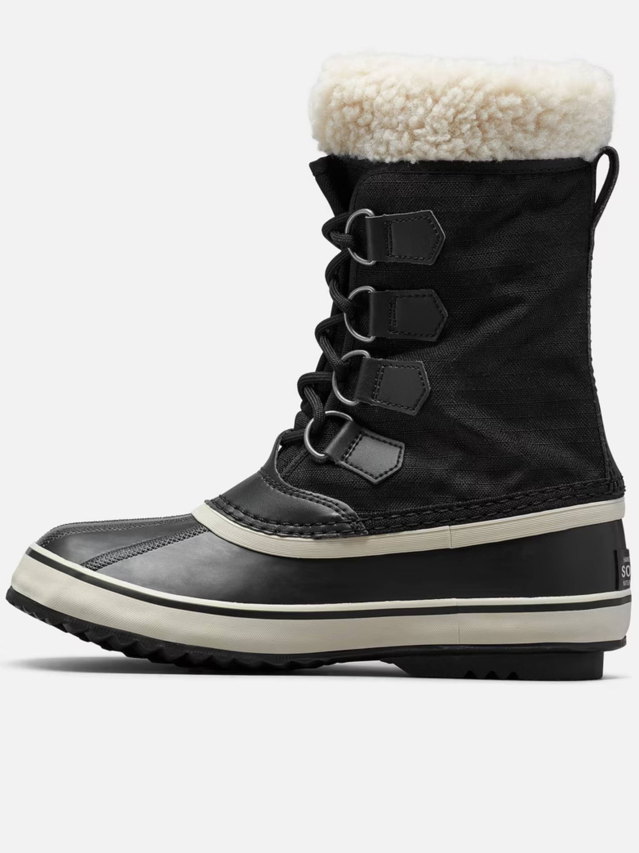 Black Winter Carnival Waterproof Nylon Boots