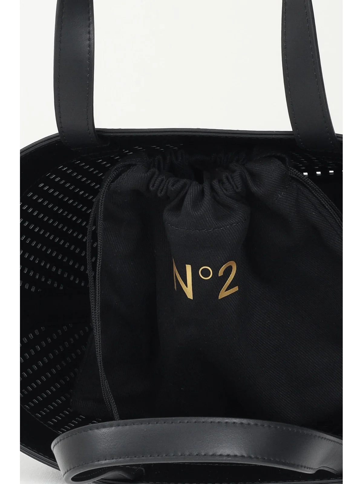 Perforated Handbag - Black