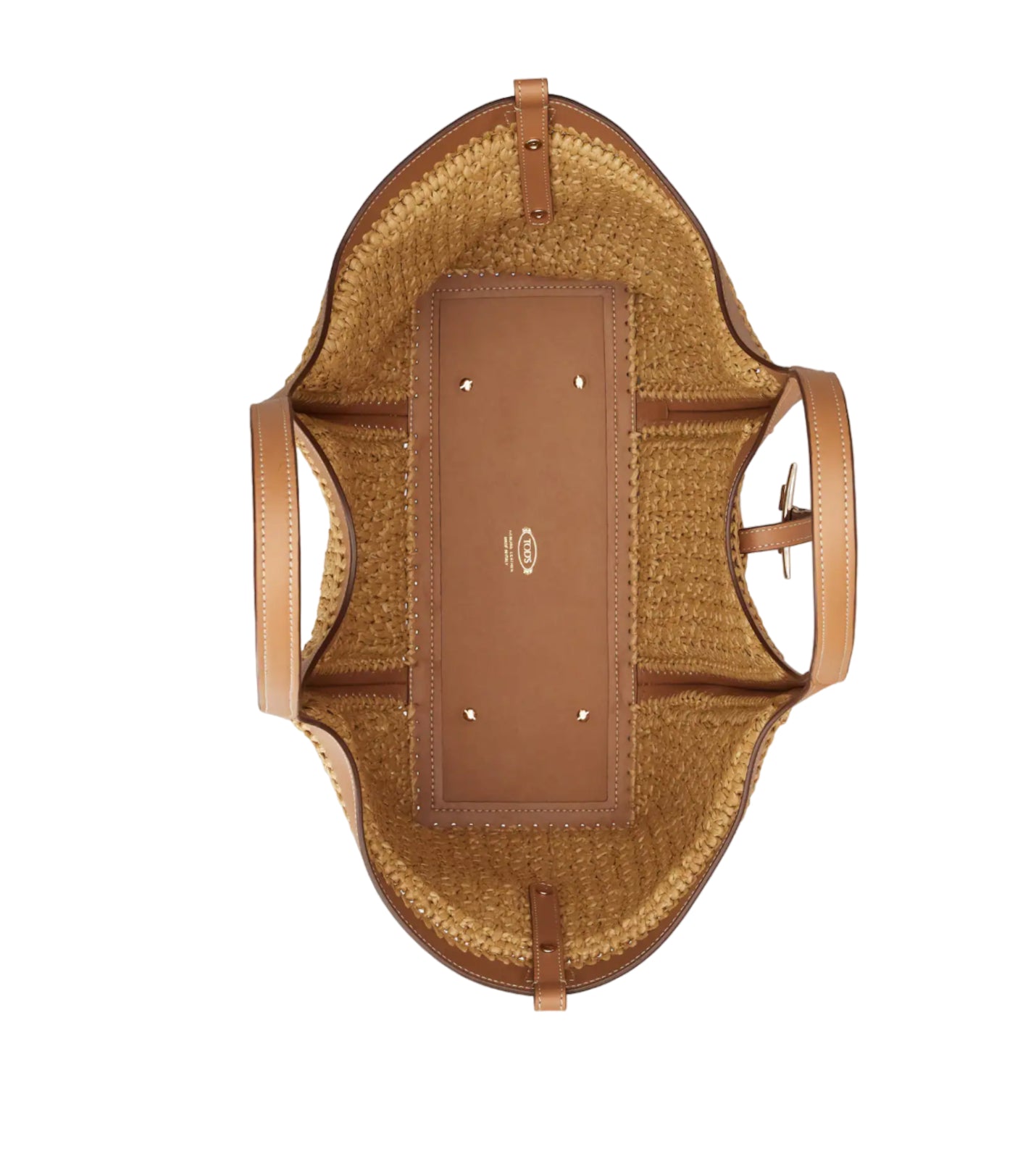 Yellow T Timeless Rattan Handbag